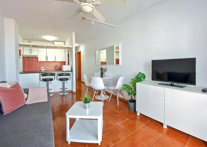 Lägenhet Bonito Apartmento En Garden Con Piscina Climatizada *